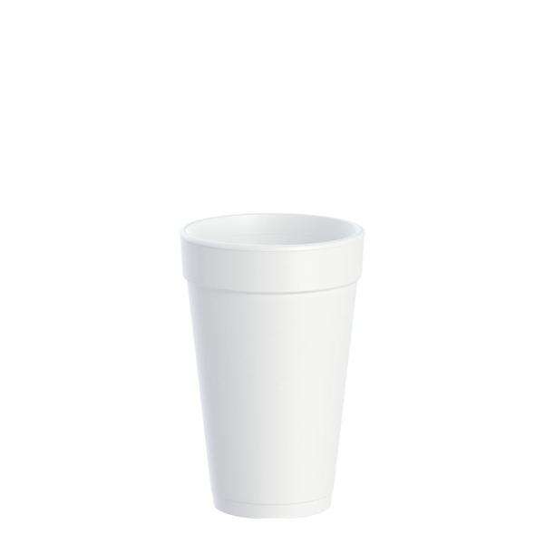 Cup Drinking Styrofoam 16 oz White 1000/Ca